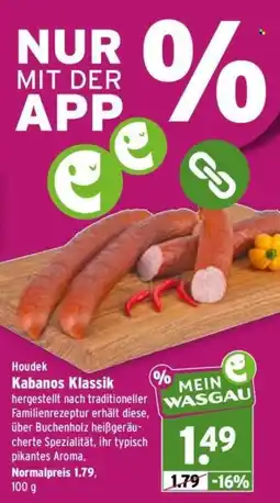 Wasgau Houdek Kabanos Klassik Angebot