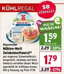 Wasgau Mühlen-Mett Zwiebelmettwurst* Angebot