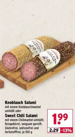 Wasgau Knoblauch Salami Angebot