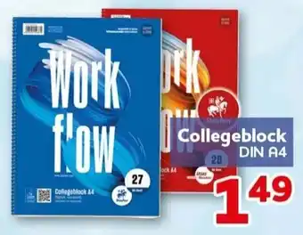 CENTERSHOP Workflow Collegeblock Angebot