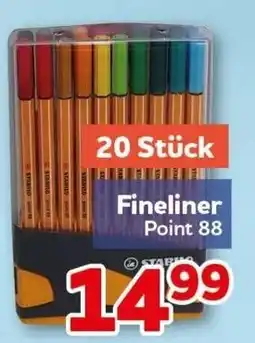 CENTERSHOP Fineliner Point 88 Angebot
