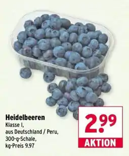 Wasgau Heidelbeeren Angebot