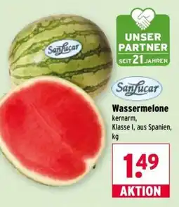 Wasgau Sanfucar Wassermelone Angebot
