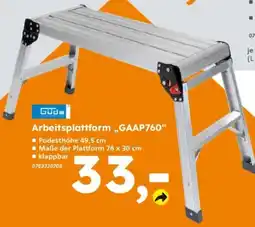 Globus Baumarkt Güde Arbeitsplattform „GAAP760“ Angebot
