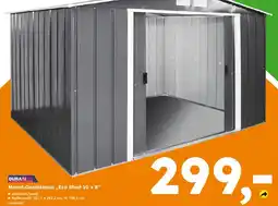 Globus Baumarkt DURAMAX Metall-Gerätehaus „Eco Shed 10 x 8“ Angebot
