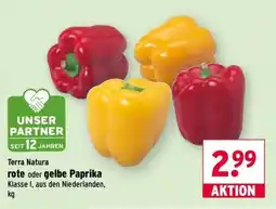 Wasgau Terra Natura rote oder gelbe Paprika Angebot