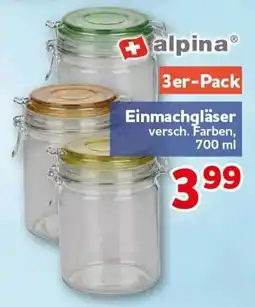 CENTERSHOP alpina Einmachgläser Angebot