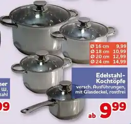 CENTERSHOP Edelstahl-Kochtöpfe Angebot