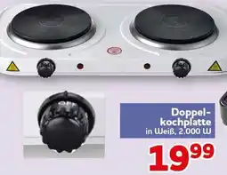 CENTERSHOP Doppel-kochplatte Angebot