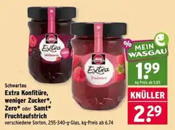 Wasgau Schwartau Extra Konfitüre Angebot