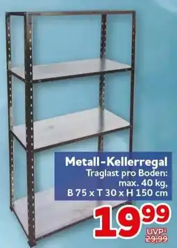 CENTERSHOP Metall-Kellerregal Angebot