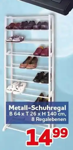 CENTERSHOP Metall-Schuhregal Angebot