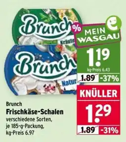 Wasgau Brunch Frischkäse-Schalen Angebot