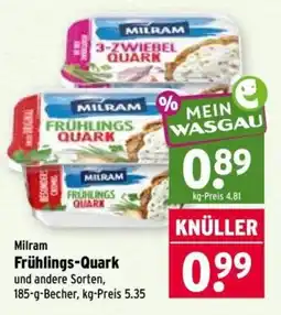 Wasgau Milram Frühlings-Quark Angebot