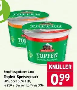 Wasgau Berchtesgadener Land Topfen Speisequark Angebot