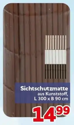 CENTERSHOP Sichtschutzmatte aus Kunststoff Angebot