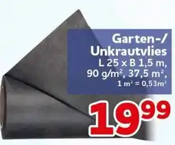 CENTERSHOP Garten-/Unkrautvlies Angebot