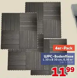 CENTERSHOP WPC-Bodenfliese Angebot
