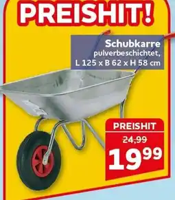 CENTERSHOP Schubkarre pulverbeschichtet Angebot