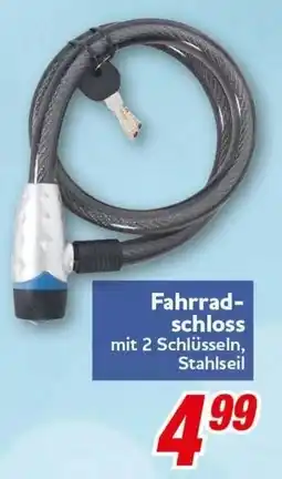 CENTERSHOP Fahrradschloss Angebot