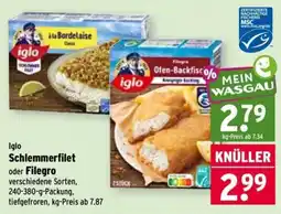 Wasgau iglo Schlemmerfilet Angebot