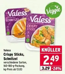 Wasgau Valess Crispy Sticks, Schnitzel Angebot