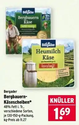 Wasgau Bergader Bergbauern-Käsescheiben* Angebot