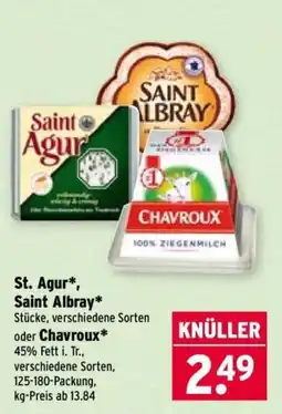 Wasgau St. Agur, Saint Albray oder Chavroux Angebot