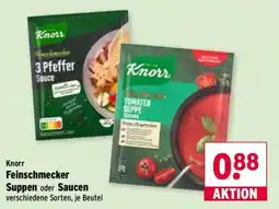 Wasgau Knorr Feinschmecker Suppen oder Saucen Angebot