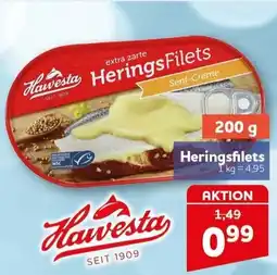 CENTERSHOP Hawesta HeringsFilets Senf-Creme Angebot