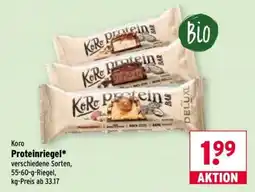 Wasgau Koro Proteinriegel Angebot
