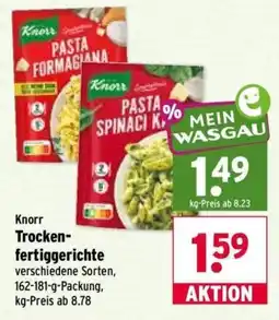 Wasgau Knorr Trockenfertiggerichte Angebot