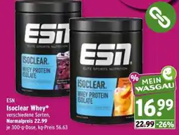 Wasgau ESN Isoclear Whey Angebot