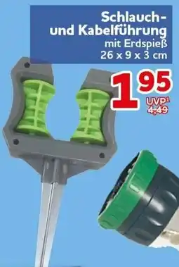 CENTERSHOP Schlauch- und Kabelführung mit Erdspieß Angebot