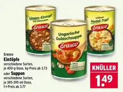 Wasgau Erasco Eintöpfe Angebot