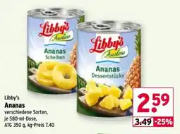 Wasgau Libby's Ananas Angebot