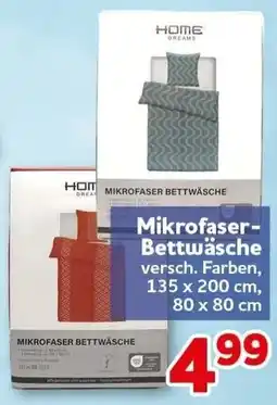 CENTERSHOP HOME DREAMS Mikrofaser-Bettwäsche Angebot