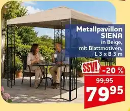 CENTERSHOP Metallpavillon SIENA Angebot