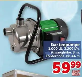 CENTERSHOP Gartenpumpe Angebot