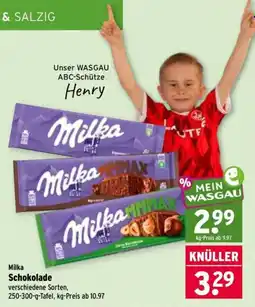 Wasgau Milka Schokolade Angebot