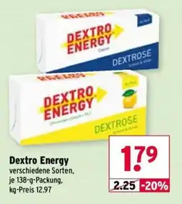 Wasgau Dextro Energy Angebot
