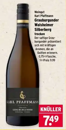 Wasgau Karl Pfaffmann Grauburgunder Angebot