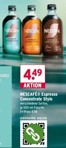Wasgau NESCAFE Espresso Concentrate Style Angebot