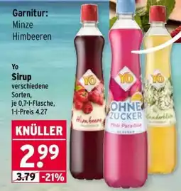 Wasgau Yo Sirup Angebot