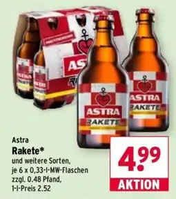 Wasgau Astra Rakete Angebot