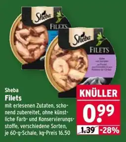 Wasgau Sheba Filets Angebot