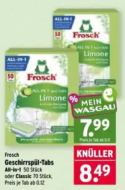 Wasgau Frosch Geschirrspül-Tabs All-in-1 Angebot