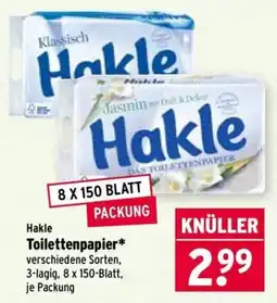Wasgau Hakle Toilettenpapier Angebot