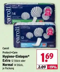 Wasgau Caroli Protect+Care Hygiene-Einlagen* Angebot