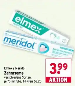 Wasgau Elmex / Meridol Zahncreme Angebot